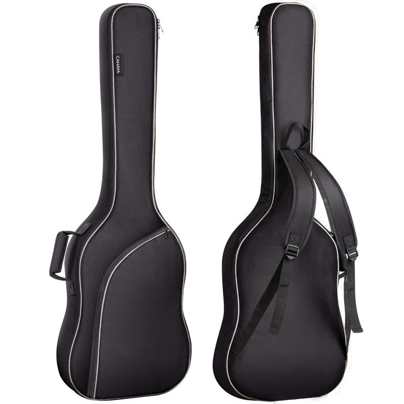 CAHAYA Bass Guitar Bag Gig Bag Backpack Padded Soft Case 0.3 in Padding Lightweight Black Electric Bass Case CY0202 - Image 1